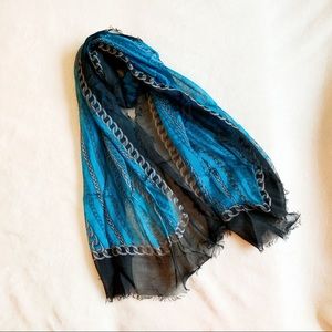 NWOT Authentic Gucci Retro Chain Prints Long Scarf